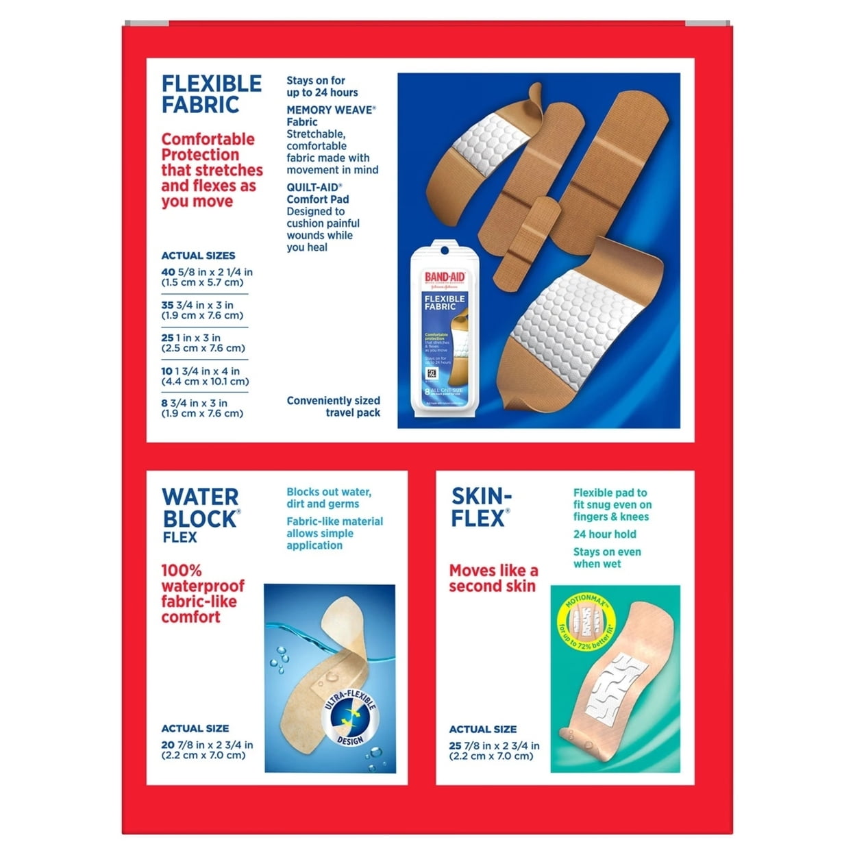 Band-Aid Brand Variety Pack Adhesive Bandages (163 Count)