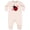Natural Heather, variant on Inktastic Lady Bug and Hearts Baby Fleece Romper