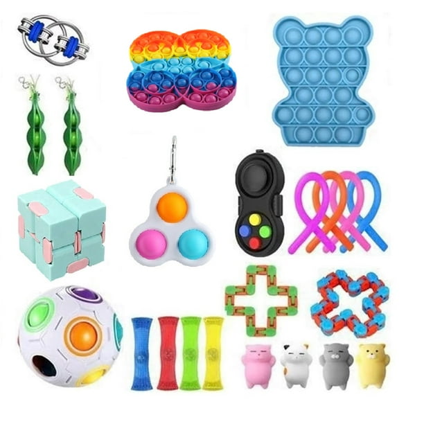 20pcs Ensemble de jouets sensoriels Fidget de jouets de thérapie