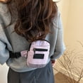 thumbnail image 4 of Mini Chest Bag,Small Crossbody Bag,Phone Sling Bag,Lightweight Shoulder Bag,Outdoor Travel Pouch,Polyester Chest Pack,Compact Messenger Bag,Hands Free Bag Holiday Gifts, 4 of 6