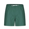 thumbnail image 6 of USNSM Mens Athletic Workout Shorts 5.5" Cotton Breathable Solid Color Casual Shorts Elastic Waist Joggers Sports Sweat Shorts Green L, 6 of 6