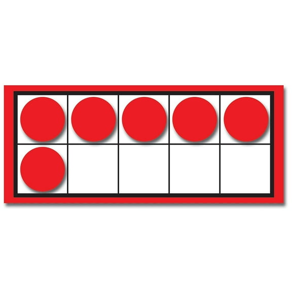Assorted Publishers Carson-Dellosa Ten Frames and Counters Manipulative 44/Set 120498