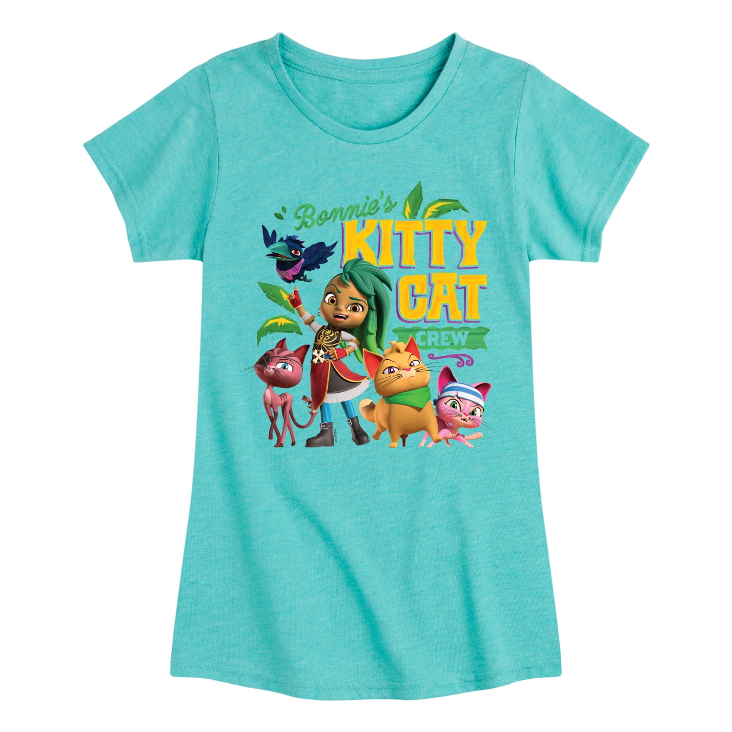 Santiago of The Sea Kitty Cat Crew Toddler And Youth Girls Short Sleeve Graphic TShirt