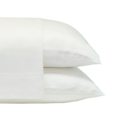 Cariloha Classic Bamboo Viscose Pillowcase Set - Enhanced Relaxation and Sleep - Standard - White