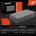 thumbnail image 2 of A-Premium 2-PC Cabin Air Filter with Activated Carbon Compatible with BMW 745i/745Li 2002-2005, 750i 2006-2009, 750Li 2006-2008, 760i 2004-2006, 760Li 2003-2008, Alpina B7 & Rolls-Royce Phantom, 2 of 9