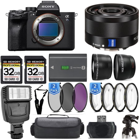 Sony a7S III Mirrorless Camera+35mm f/2.8 ZA Lens +Flash- Kit