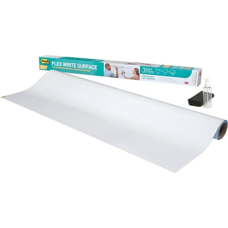 UPC: 0638060276624 | Post-it  MMMFWS3X2  Flex Write Surface  1 Roll  White  Dry erase