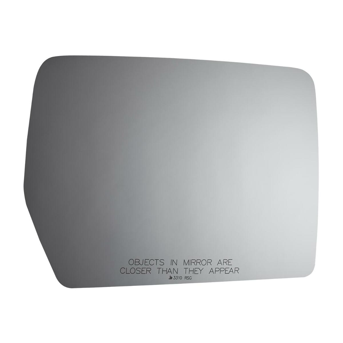 Burco Side View Mirror Replacement Glass with Motor Mount Plate - Clear Glass - 3310RSG