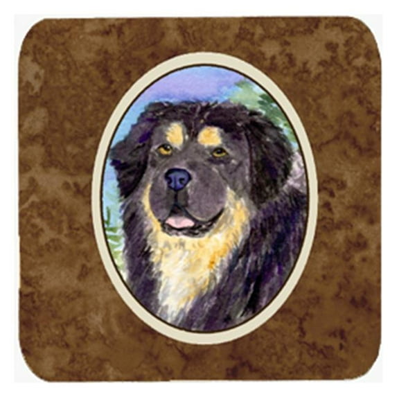 Tibetan Mastiff Foam Coasters, Set - 4