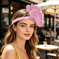 thumbnail image 6 of Printed Foot Shaped Sun Visor Hat Funny Barefoot Headband UV Protection Cap Adjustable Strap Beach Pool Party Summer Festival Novelty Costume Outdoor Statement Gift Wear Accessory Use, 6 of 6