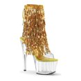 thumbnail image 2 of ADORE-1017SQF, 7'' Heel 2 3/4'' Platform Sequins Fringe Ankle Boot, 2 of 2