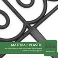 thumbnail image 4 of YSNOOWE 3pcs Decorative Fence Garden Fence Ornament Random Color Plastic for Outdoor Garden Use, 4 of 8