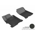 thumbnail image 2 of 3D MAXpider 2013-2017 Fits Honda Accord Kagu 1st Row Black Carbon Fiber Embossed Pattern Floor Mat L1HD04811509, 2 of 3