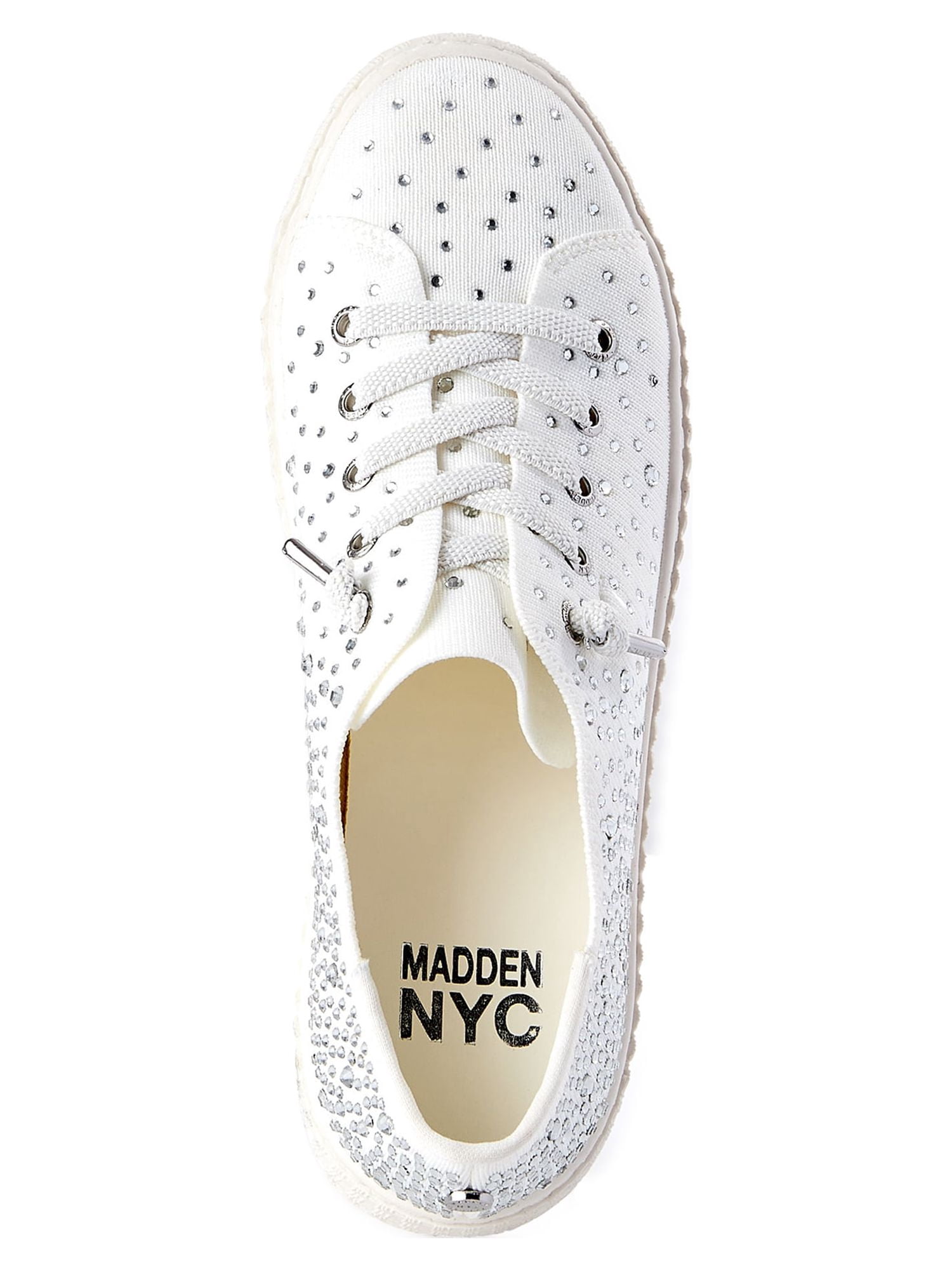 Madden NYC Women's Shoes Platform Sneakers Casual White 10