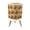 Color 3, variant on Small Trash Can with Lid Majestic Brown Bear Deer Forest Full Moon 1.8 Gallon Dog Proof Trash Can Round Garbage Can Waste Bin Wastebasket for Bathroom Bedroom Living Room