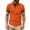 Orange, variant on Men's Shirts, Mens Collared Shirts Short Sleeve Casual Golf Shirt Contrast Trim Button Placket Athletic Summer Work Top Travel Wear Orange S