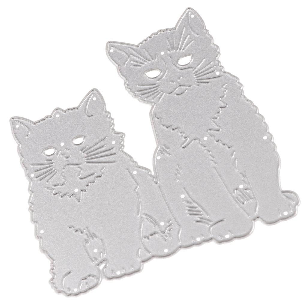 Carbon Steel Cats Decors Cutting Dies for Album Card Making Paper Craft