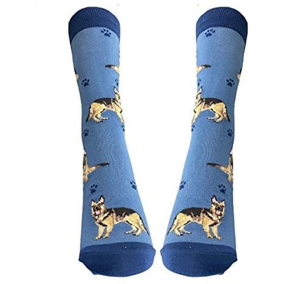 Happy Tails German Shepherd Dog Lover Socks - One Size Fits Most