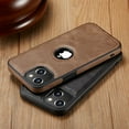 thumbnail image 2 of Casus Logo View Classic Slim Leather Case for iPhone 14 - Slate, 2 of 8