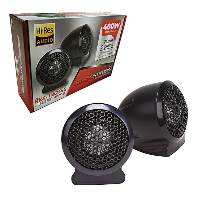 Tweeters Rock Series RKS-TW25SQ 400 Watts 25mm 1 Pulgada 4 Ohms Rock Series RKSTW25SQ