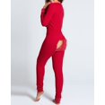 thumbnail image 1 of Mialoley Pyjama de Noël Femme à Manches Longues Imprimé Col en V, 1 of 3