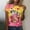 A80 Multicolor, variant on Xdegoge Valentines Day Tshirts for Women Plus Size Cute Cats Print T-Shirt Summer Heart Graphic Tees Short Sleeve Crew Neck Shirts