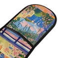 thumbnail image 4 of Yayeee Double Oven Mitt Kitchen Heat Resistant Baking 35" x7" Quilted Glove, Blue Window, 4 of 6