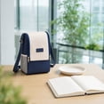 thumbnail image 5 of Insulated Lunch Bag | Lunch Bag with Shoulder Strap | Insulated Cooler Bag for Work and Picnic | Navy Portable Cooler Bag for Men and Women, 5 of 6