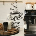 thumbnail image 5 of Kitchen Wall Decal Coffee Wall Decor Sticker Black Coffee Decor For Coffee Bar And Coffee Station, Removable Kitchen Signs For Kitchen Decorations Wall, 5 of 5