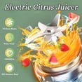 thumbnail image 2 of BPA-Free Electric Citrus Juicer 17 Oz Portable Blender, Powerful Portable 17oz Fresh Juicer with Straw, Small Fruit Electric Juicers for Smoothies, Shakes, Food Prep & Frozen Blending (1pcs+knife), 2 of 8