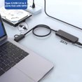 thumbnail image 3 of Cable adaptador de disco duro USB3.0 para SSD HDD de 2,5 pulgadas (USB a SATA+USB3.0*3 Hub), 3 of 8