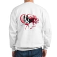 thumbnail image 2 of CafePress - Valentine Boston Terrier Sweatshirt - Crew Neck Sweatshirt, 2 of 5