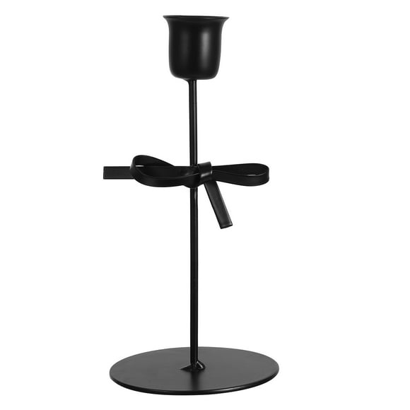 Candelabros cónicos de hierro rústico: candelabros vintage con forma de arco hueco - Candelabro para decoración de centros de mesa de bodas y comedores.