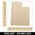 thumbnail image 2 of Utah State Silhouette Wood Shape Unfinished Piece Cutout Craft DIY Projects - 6.25 Inch Size - 1/8 Inch Thick, 2 of 7