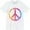 White, variant on Peace Symbol - Peace Political Anti-Nuclear Hippy - Choice Of Colors T-Shirt