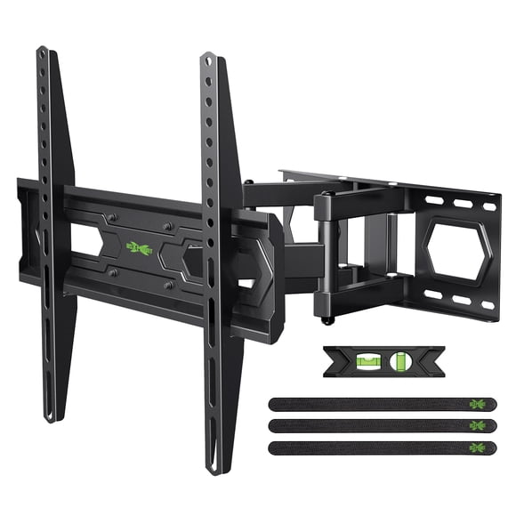 USX MOUNT TV Wall Mount for 32-74 inch Flat Screen/LED/4K up to 110lbs, Full Motion TV Mount Bracket with Swivel & Tilt Articulating Dual Arms, Max V