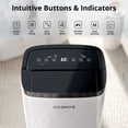 thumbnail image 7 of Kesnos 150 Pint Energy Star Dehumidifier with Pump for Home and Basements, up to 7000 Sq. Ft, DOE 50 PT, 7 of 7