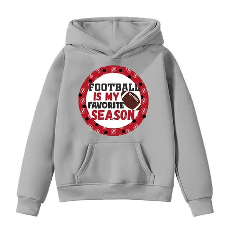 

KTMKH Boys Girls Hooded Sweatshirt Lightweight Toddler Kids Football Fans Teen Sweatshirt Player Sports Retro Kids Boys Girls Rugby Pullover Hoodie Sweatshirt for 6-7 Years