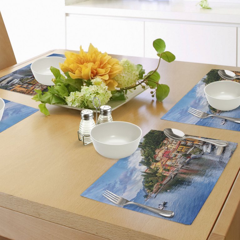  Placemats Set of 4 for Dining Table, Woven Cloth Place