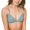 Blue, variant on Women's Triangle Bralette No Underwire Plunge Unlined Ribbed Soft Wireless Bra V Neck Sexy Everyday Women's Bikini Top Swimsuit Top Surf & Beachwear Back Design Bralette