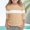 Khaki, variant on YHAJDS Boys Girls 3/4 Sleeve T-Shirts Solid Color Summer Casual Crewneck Top for Kids