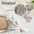 thumbnail image 6 of Pastoral Botanical Queen Size Pillow Cover, Pillowcase Protectors with Zipper, Breathable Decorative Throw Pillow Case Cover, Farmhouse Floral Watercolor Pillow Shams for Couch Sofa 20x30Inch, 6 of 8