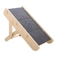 thumbnail image 1 of S SERENABLE Wooden Pet Stairs Dog Steps Wear Resistant Multipurpose for Small to Medium Pets Portable Dog Stairs Ramp Foldable Pet Ladder, 1 of 9
