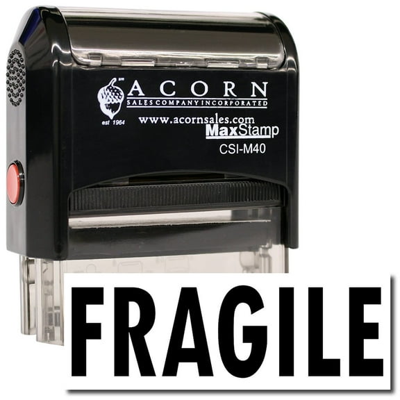 Large Self-Inking Fragile Stamp