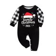 thumbnail image 3 of Christmas Themed Print Two Piece Top And Trousers Set Homewear And Leisure Style Parent Child Matching Outfit, 3 of 4