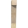 thumbnail image 2 of Ekena Millwork 6"W x 22"D x 34"H Traditional Block Rough Sawn Bracket, Douglas Fir, 2 of 25