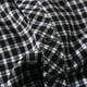 thumbnail image 4 of Camisas Negras Para Hombre Camisa de manga larga holgada informal Vintage para hombre, camisa a cuadros con cuello puntiagudo, primavera y otoño (Black, XL), 4 of 7