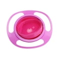 thumbnail image 1 of Cuenco giratorio antiderrames con función de rotación de 360 grados, plástico libre de BPA, apto para lavavajillas, cuenco para refrigerio divertido y atractivo para niños, 1 of 5