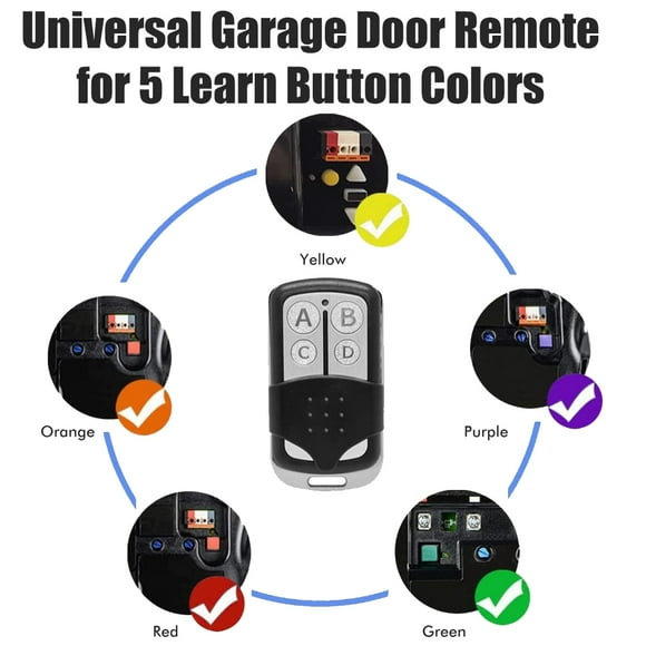 Universal Garage Door Remote Control Garage Door Opener Remote Keychain