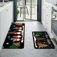 thumbnail image 2 of Christmas Kitchen Rugs Set of 2, Absorbent Christmas Tree Gnome Kitchen Mats for Floor, Winter Decorative Kitchen Rugs Non Slip Washable, Christmas Decorations, 18'''' x 48'''' + 18'''' x 30'''', 2 of 6